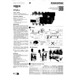 Socomec Atys P 125A - 630A instrukcja po Polsku